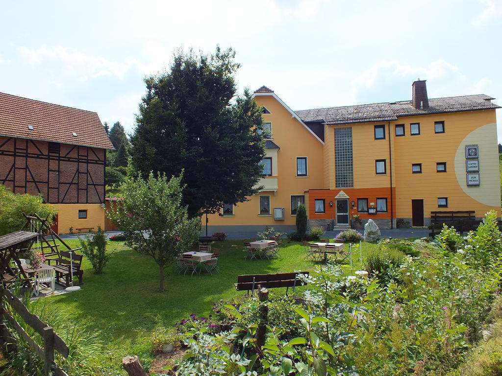 Landgasthof Zur Mühle Naila Exterior foto